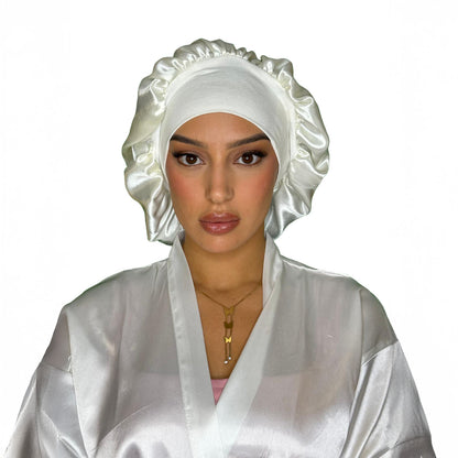 Bonnet en satin