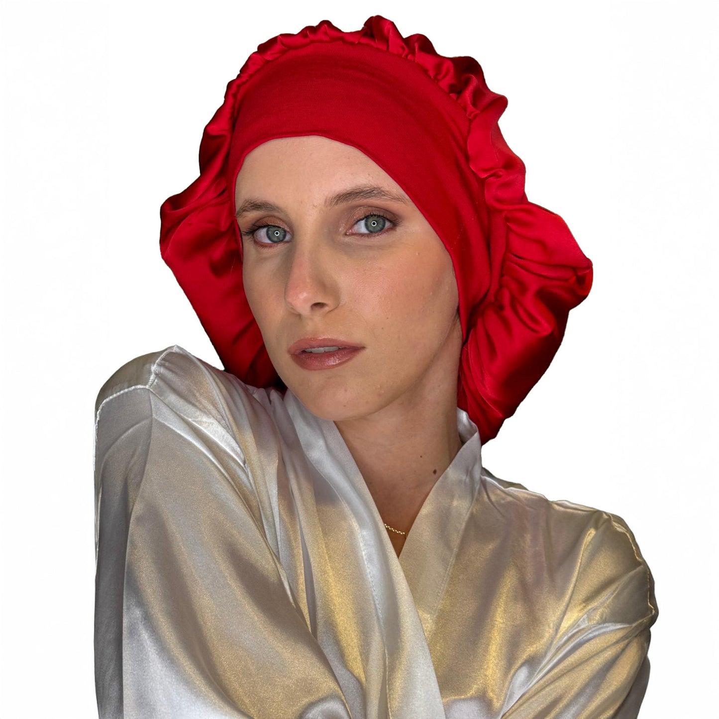 Bonnet en satin