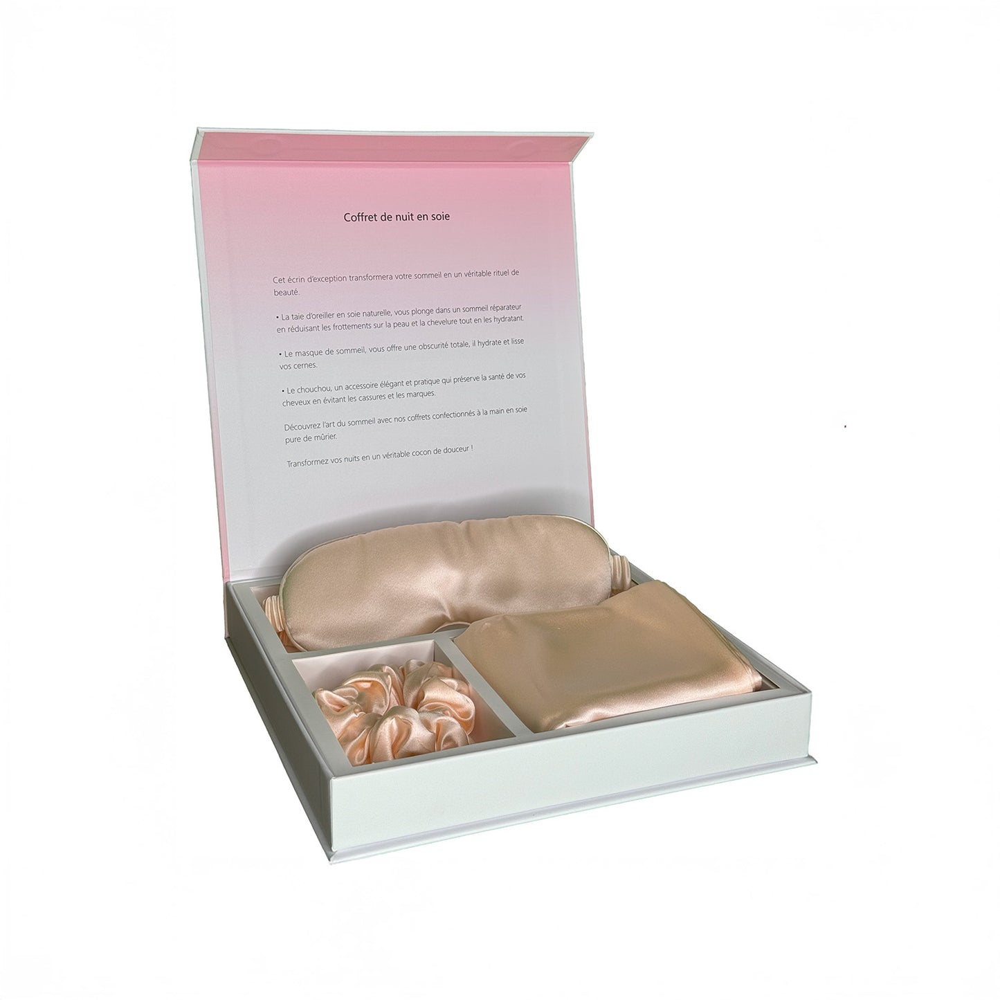 Coffret en soie