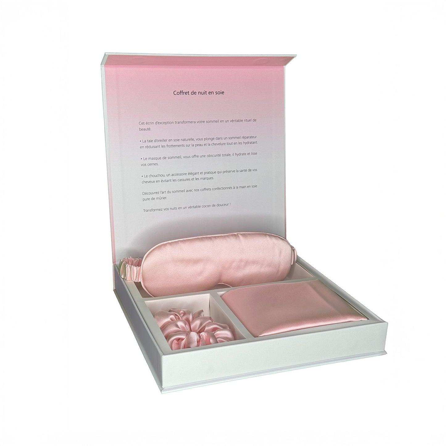 Coffret en soie