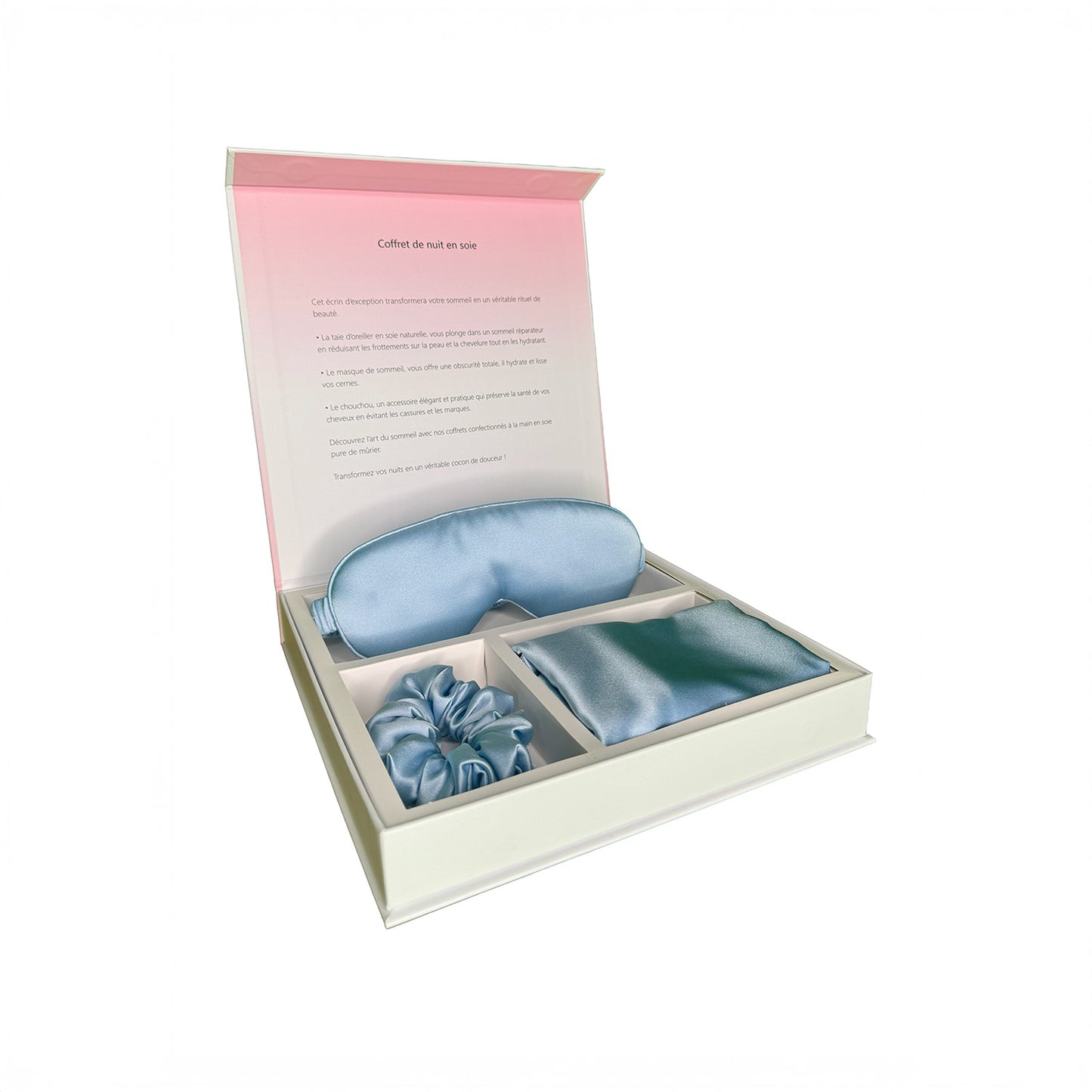 Coffret en soie