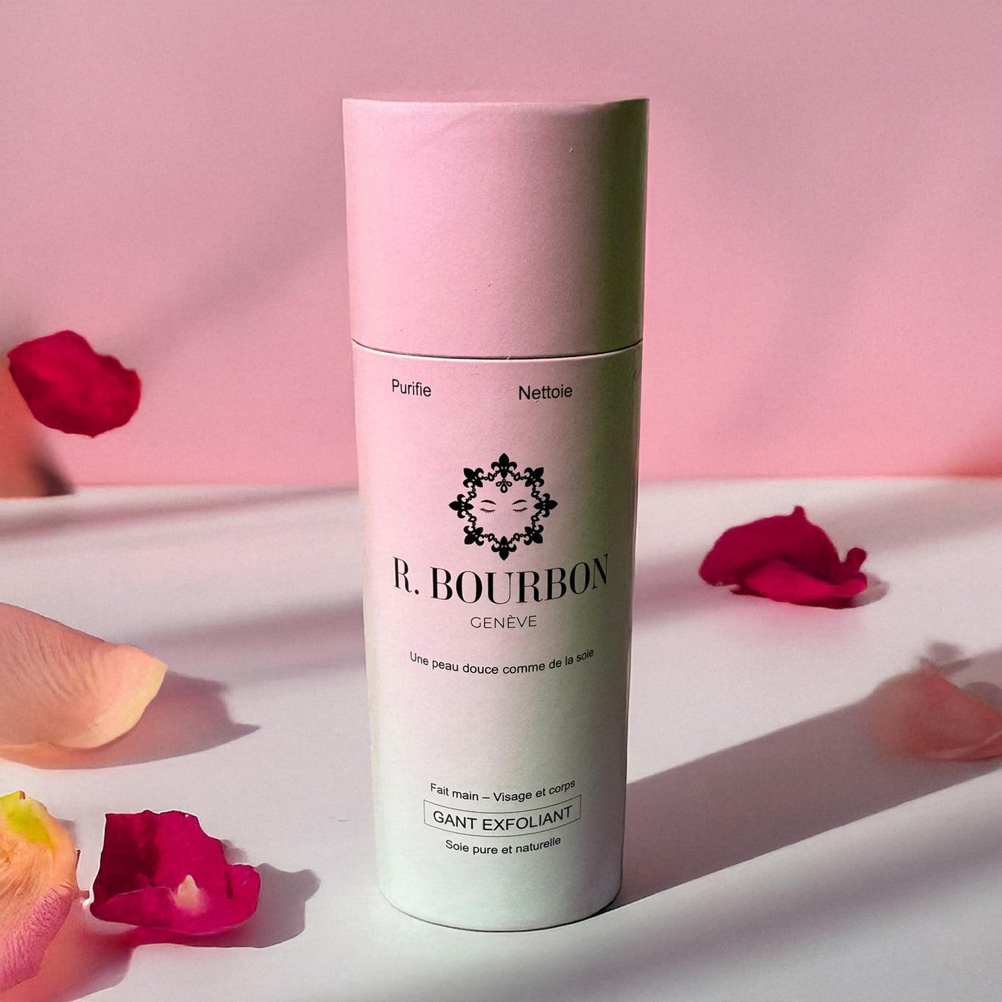 Gant exfoliant en soie Visage